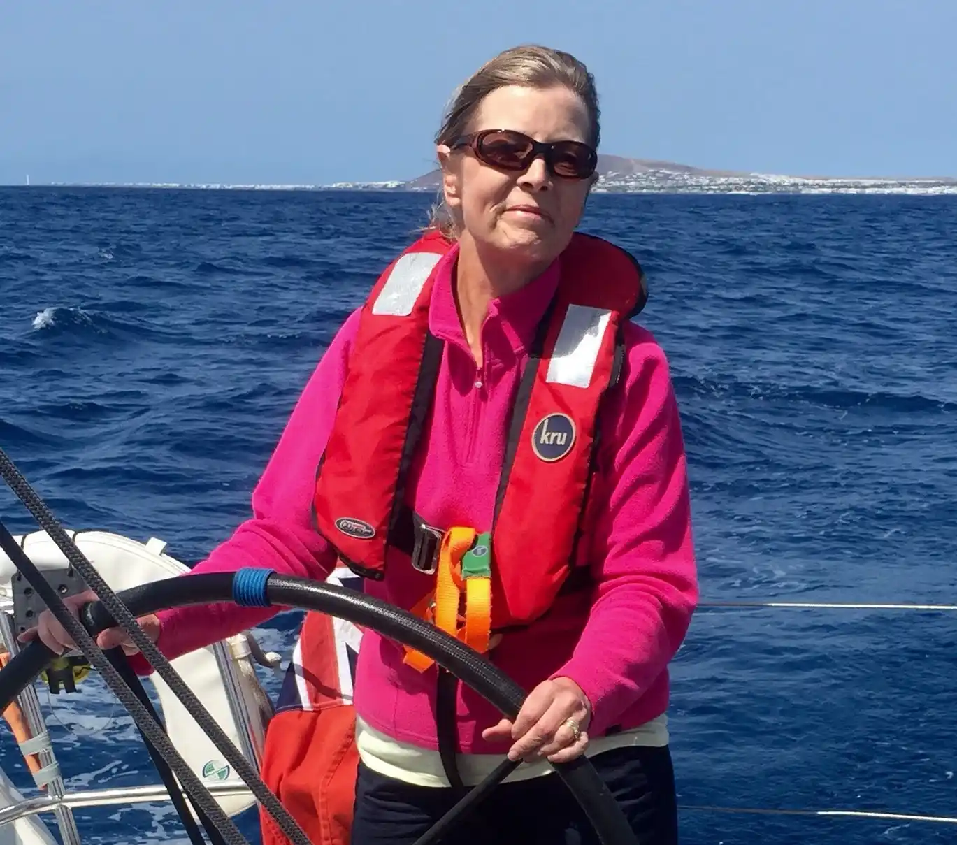 Sofia Bennett, sailing course student